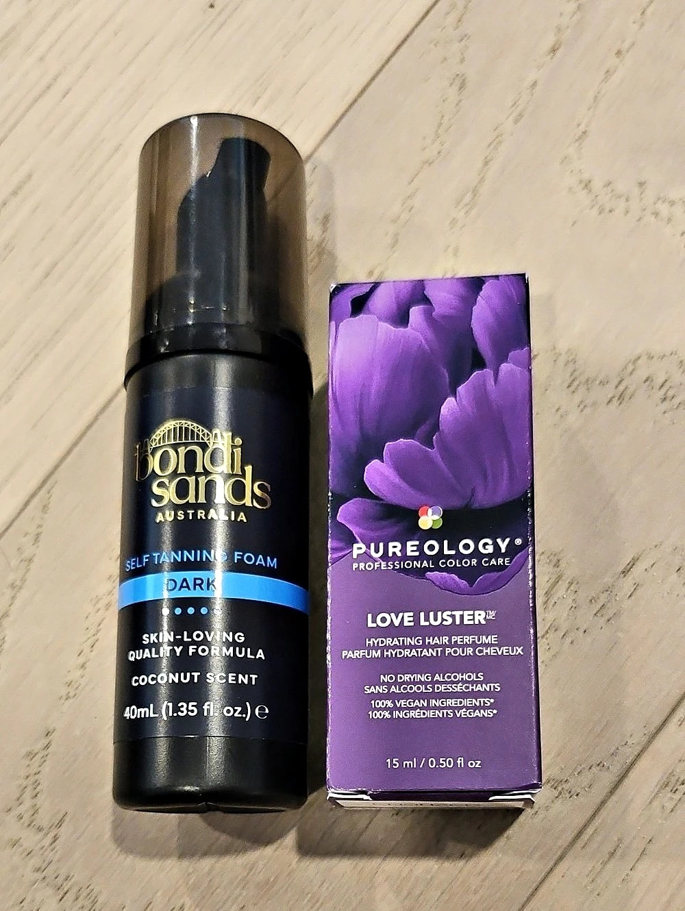 NEW Travel Size Bondi Sands Self-Tanning Foam Pureology Love Luster Hair Perfume